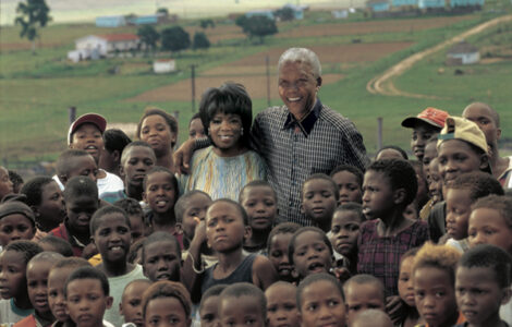 Oprah Winfrey and Nelson Mandela