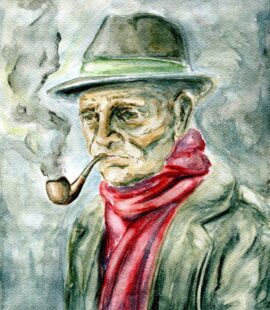 Old man smoking his pipe – Nooraeve 94_